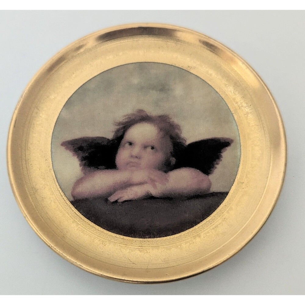 BAVARIA INCISIONE ORO angel plate